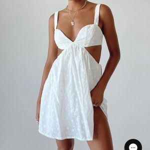 Princess Polly Khalia Mini Dress White